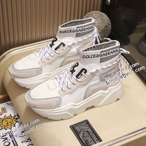 4色可選 着心地抜群 2021秋冬 ドルチェ＆ガッバーナ Dolce&Gabbana ドルチェ ガッバーナコピー メンズ　レースアップ 高機能防滑ソール 抗菌?防臭加工 秋冬