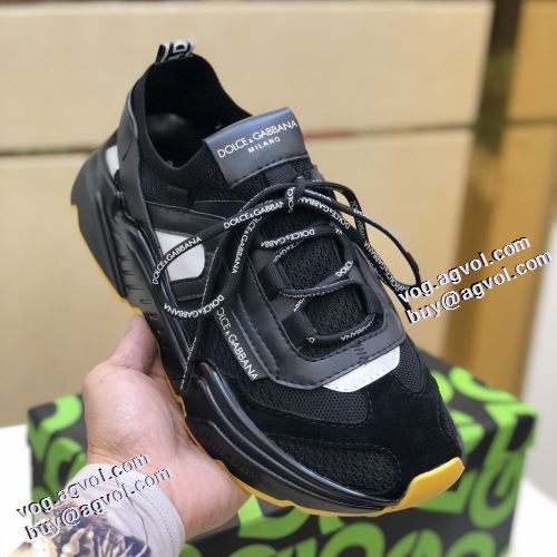 人気ブランド 2021秋冬 ドルチェ＆ガッバーナ Dolce&Gabbana レーシングシューズ 超軽量設計 すべり防止 歩きやすい　疲れない　痛くない ドルチェ&ガッバーナコピーブランド 5色可選