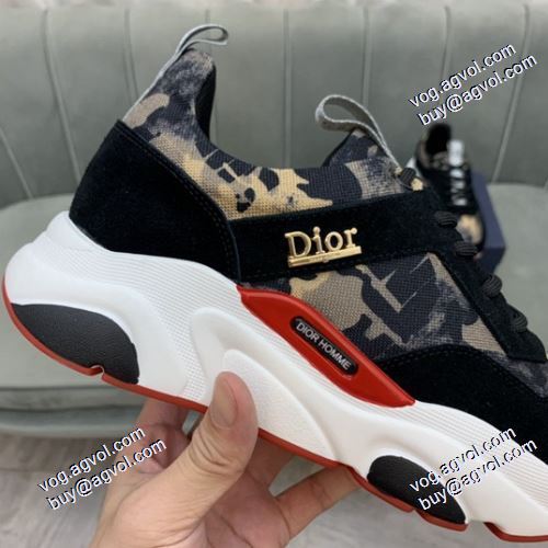 女性にも男性にも適応 2021春夏 ディオール DIOR ランニングシューズ オリジナル 2色可選 ディオールコピー 先行販売 2色可選
