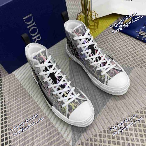 派手 ：比较华丽的 2021春夏 ディオール DIOR ハイトップシューズ 厚底 ディオールコピーブランド コスパ最高のプライス