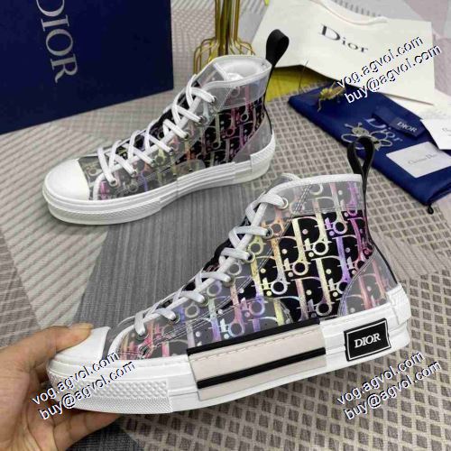 派手 ：比较华丽的 2021春夏 ディオール DIOR ハイトップシューズ 厚底 ディオールコピーブランド コスパ最高のプライス