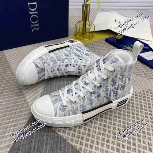 飽きの来ない 2021春夏 ディオール DIOR 高級感ある ローヒール ハイトップシューズ ディオールブランドスーパーコピー