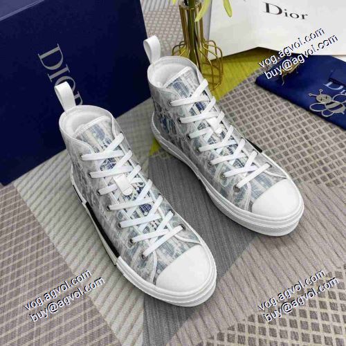 2021春夏 足馴染みのいい ディオール DIOR ハイトップシューズ フラットシューズ リゾートスタイル 極上シューズ ディオールブランドコピー