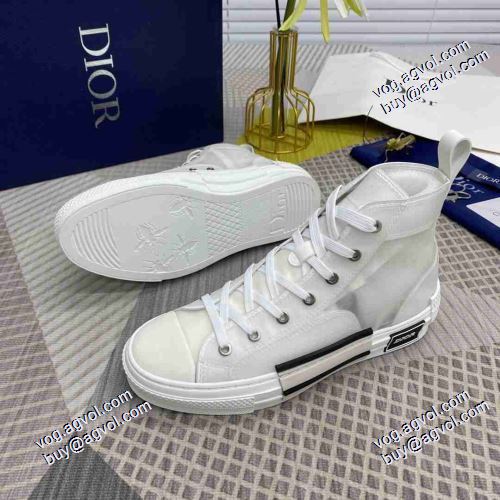 ディオールコピー レースアップシューズ 2021春夏 ディオール DIOR ハイトップシューズ 人気商品登場 優しい履き心地