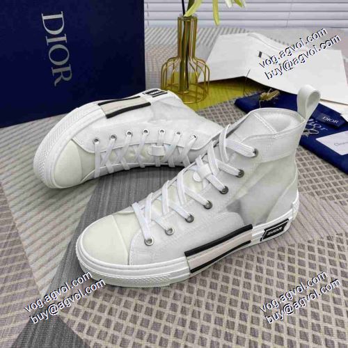 ディオールコピー レースアップシューズ 2021春夏 ディオール DIOR ハイトップシューズ 人気商品登場 優しい履き心地