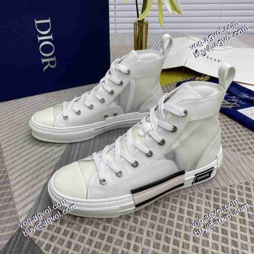 ディオールコピー レースアップシューズ 2021春夏 ディオール DIOR ハイトップシューズ 人気商品登場 優しい履き心地