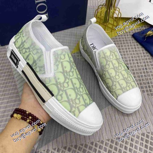 人気新品★超特価★ 3色可選 ナチュラルな素材感 ディオール DIOR フラットシューズ 紐なし 2021春夏 ディオールコピー ブランド