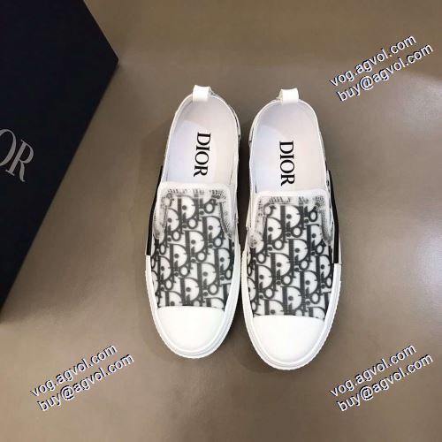 軽い履き心地 2年以上連続１位獲得 2色可選 2021春夏 フラットシューズ ディオール DIOR エスバドリーユ スリップオン カジュアルシューズ ディオール偽物ブランド