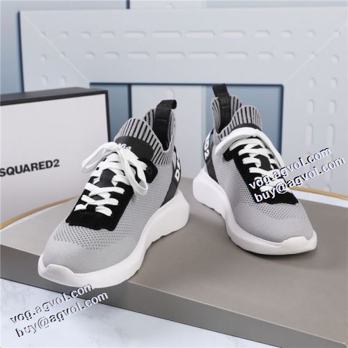 人気商品登場 ディースクエアードスーパーコピー 2021秋冬 ディースクエアード DSQUARED2 3色可選 スニーカー ドライビングシューズ メッシュ リゾートスタイル 極上シューズ