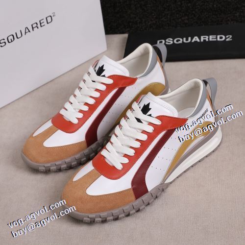 2021秋冬 ディースクエアード DSQUARED2 上品上質 ランニングシューズ 高機能防滑ソール 4色可選 オリジナル コスパ最高のプライス 滑りにくい ディースクエアードブランドコピー