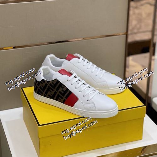 耐久性のある 2色可選 フェンディ FENDI フェンディ偽物ブランド 2021春夏 カジュアルシューズ 