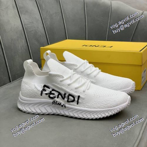 レーシングシューズ 履き心地抜群 2021春夏 フェンディ FENDI 人気販売中 2色可選 FENDIスーパーコピー