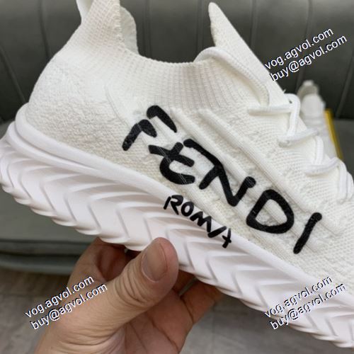 レーシングシューズ 履き心地抜群 2021春夏 フェンディ FENDI 人気販売中 2色可選 FENDIスーパーコピー