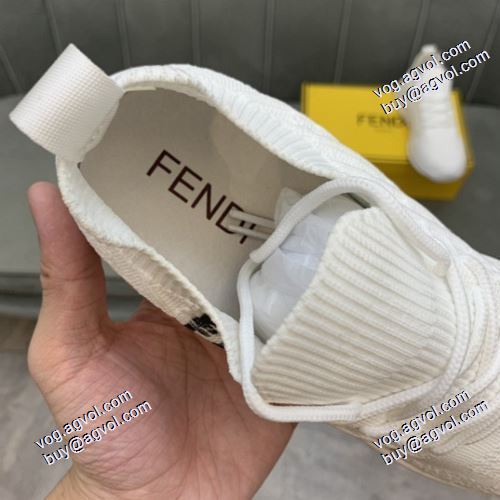 レーシングシューズ 履き心地抜群 2021春夏 フェンディ FENDI 人気販売中 2色可選 FENDIスーパーコピー