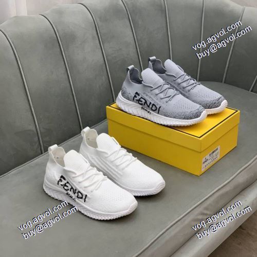 レーシングシューズ 履き心地抜群 2021春夏 フェンディ FENDI 人気販売中 2色可選 FENDIスーパーコピー