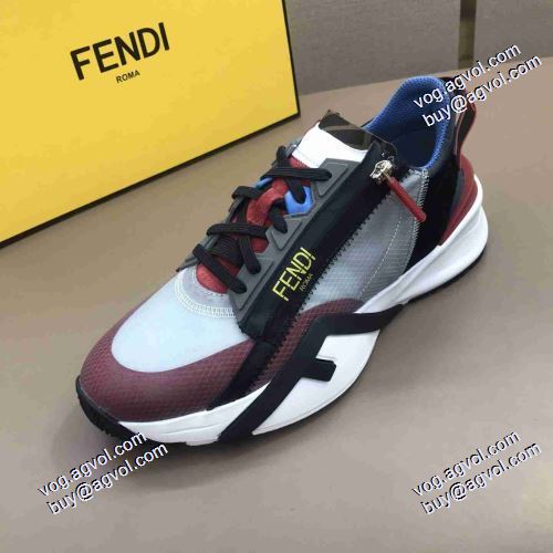 4色可選 個性的 2021春夏 フェンディ FENDI ランニングシューズ オリジナル FENDIスーパーコピー 激安