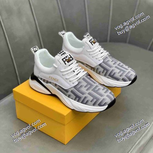 着心地抜群 フェンディコピー ブランド 4色可選 2021春夏 フェンディ FENDI レーシングシューズ リゾートスタイル