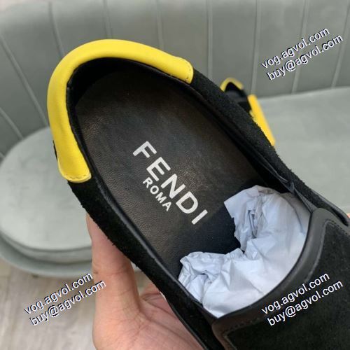 紐なし 着脱の簡単なスリップオンタイプ 2021春夏 フェンディ FENDI 選べる極上 フェンディコピーブランド