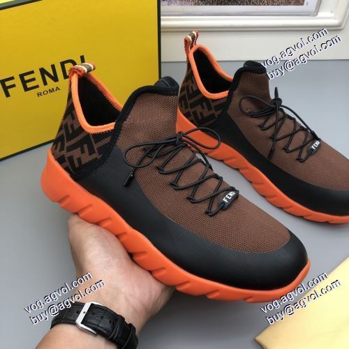海外セレブ愛用 フェンディスーパーコピー 2021春夏 フェンディ FENDI 3色可選 ハイカット 軽量で疲れにくい