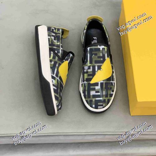 サイズ豊富 2021春夏 フェンディ FENDI 2色可選 フラットシューズ 滑りにくい FENDIブランド コピー