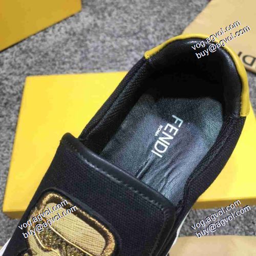 耐久性のある FENDIコピー 2021春夏 フェンディ FENDI 2色可選 ローヒール 着脱の簡単なスリップオンタイプ