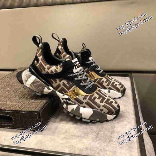 2色可選 超目玉 FENDIスーパーコピー 激安 2021春夏 フェンディ FENDI レーシングシューズ クッション加工