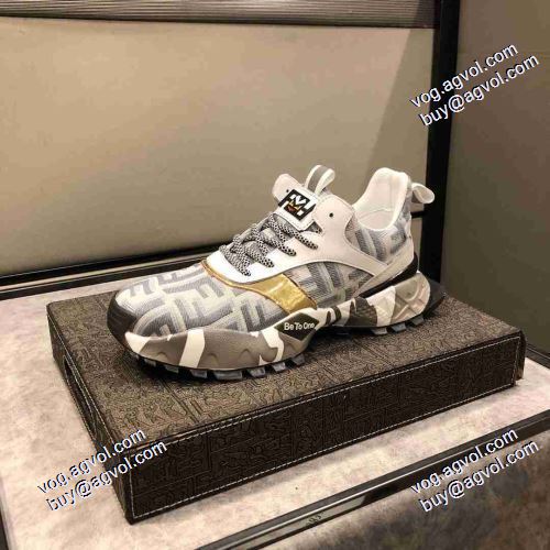 2色可選 超目玉 FENDIスーパーコピー 激安 2021春夏 フェンディ FENDI レーシングシューズ クッション加工