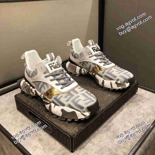 2色可選 超目玉 FENDIスーパーコピー 激安 2021春夏 フェンディ FENDI レーシングシューズ クッション加工