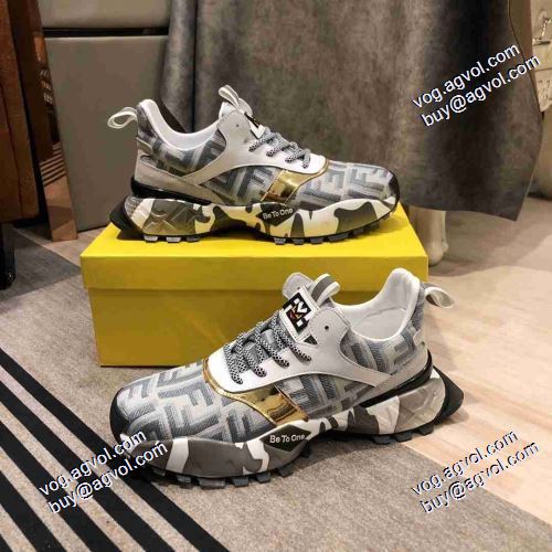 2色可選 超目玉 FENDIスーパーコピー 激安 2021春夏 フェンディ FENDI レーシングシューズ クッション加工