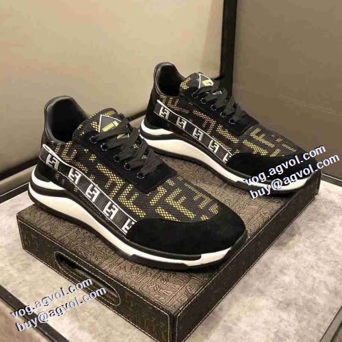 2021秋冬 フェンディ FENDI フェンディコピー 先行販売 カジュアルシューズ 2色可選 レーシングシューズ 着用 軽量で疲れにくい ポップ