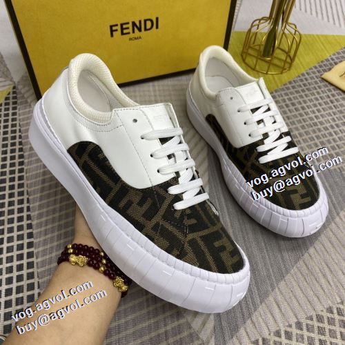 2021秋冬 フェンディ FENDI フルグレインレザー 柔軟 透湿?防水素材採用 ロードジョグ 3色可選 人気ブランド 極上シューズ フェンディコピーブランド