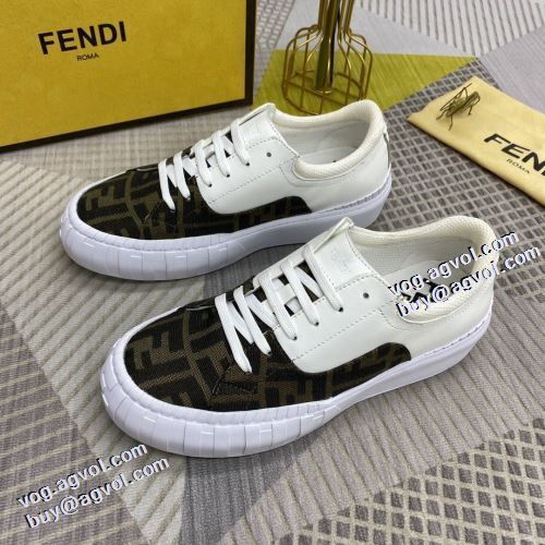 2021秋冬 フェンディ FENDI フルグレインレザー 柔軟 透湿?防水素材採用 ロードジョグ 3色可選 人気ブランド 極上シューズ フェンディコピーブランド