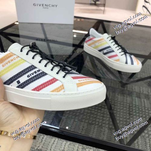 フラットシューズ 2021春夏 カジュアルシュッズ ジバンシー GIVENCHY 2色可選 個性的  チロリアンテープ 脱ぎ履きしやすい/着脱しやすい ジバンシィブランド 偽物 通販