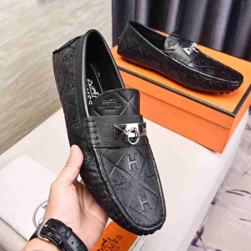 流行り 2021秋冬 エルメス HERMES レザーシューズ靴 エルメスコピー エスバドリーユ 着脱の簡単なスリップオンタイプ ローファー