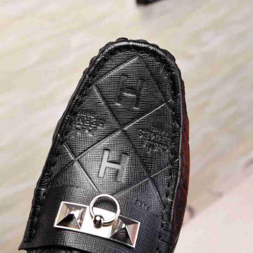 流行り 2021秋冬 エルメス HERMES レザーシューズ靴 エルメスコピー エスバドリーユ 着脱の簡単なスリップオンタイプ ローファー