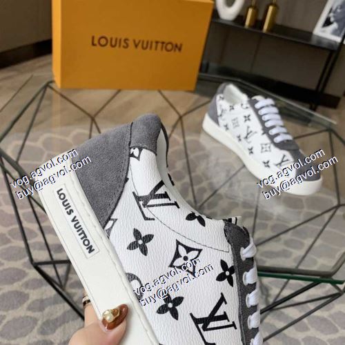 スタイリッシュな印象 ルイ ヴィトン LOUIS VUITTON 2021春夏 カジュアルシューズ LOUIS VUITTON偽物ブランド 