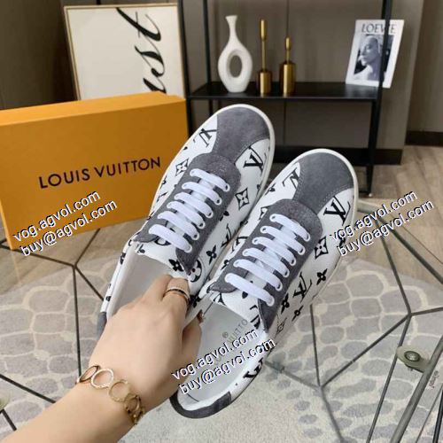 スタイリッシュな印象 ルイ ヴィトン LOUIS VUITTON 2021春夏 カジュアルシューズ LOUIS VUITTON偽物ブランド 