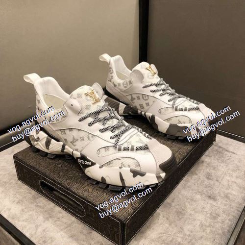 2色可選 スニーカー ルイ ヴィトン LOUIS VUITTON 2021春夏 LOUIS VUITTONブランド 偽物 通販 個性的なデザ  