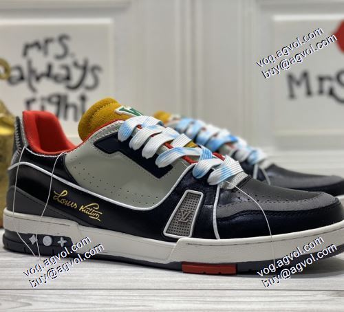モデル大絶賛? 2021春夏 ルイ ヴィトン LOUIS VUITTON スニーカー フラットシューズ LV コピー