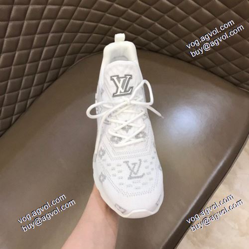 愛らしさ抜群！2021春夏 クッション性 ルイ ヴィトン LOUIS VUITTON 2色可選 ランニングシューズ ルイ ヴィトンコピー