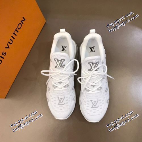 愛らしさ抜群！2021春夏 クッション性 ルイ ヴィトン LOUIS VUITTON 2色可選 ランニングシューズ ルイ ヴィトンコピー