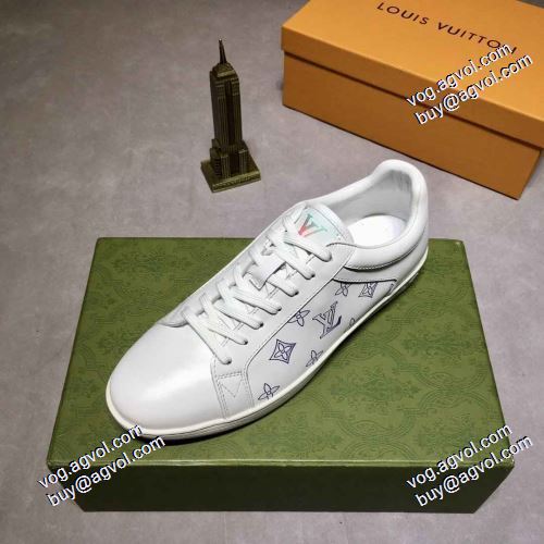 大注目！ルイ ヴィトン LOUIS VUITTON カジュアルシュッズ 2021春夏 フラットシューズ ルイ ヴィトンコピーブランド