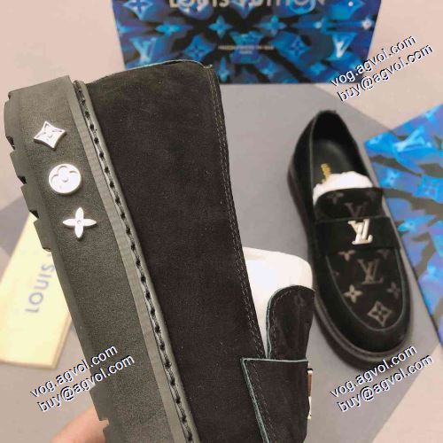 お買い得品 ローヒール 厚底 2021春夏 3色可選 ルイ ヴィトン LOUIS VUITTON 優しい履き心地 ルイ ヴィトンブランド コピー