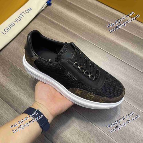 2色可選 靴の滑り止め 2021春夏 ルイ ヴィトン LOUIS VUITTON ランニングシューズ ルイ ヴィトンコピー ブランド 高級感ある