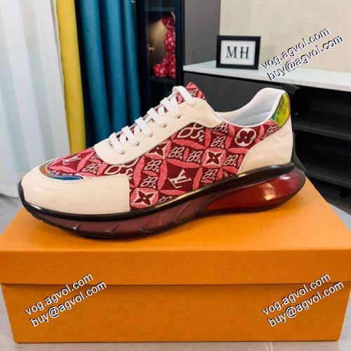 売れ筋のいい 柔軟 ルイ ヴィトン LOUIS VUITTON 2色可選 2021春夏 ランニングシューズ ルイ ヴィトンブランドコピー