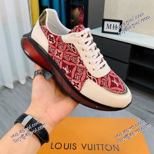 売れ筋のいい 柔軟 ルイ ヴィトン LOUIS VUITTON 2色可選 2021春夏 ランニングシューズ ルイ ヴィトンブランドコピー