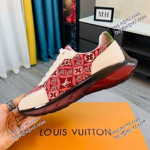 売れ筋のいい 柔軟 ルイ ヴィトン LOUIS VUITTON 2色可選 2021春夏 ランニングシューズ ルイ ヴィトンブランドコピー