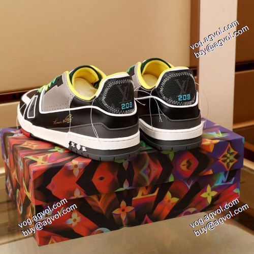 3色可選 コスパ最高のプライス ルイ ヴィトン LOUIS VUITTON ランニングシューズ 2021春夏 ローヒール ルイ ヴィトンスーパーコピー 激安