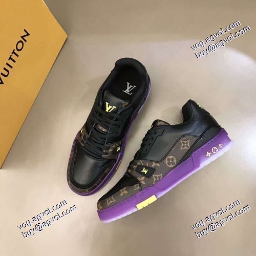 大人の個性を ランニングシューズ ルイ ヴィトン LOUIS VUITTON 2021春夏 軽量 ルイ ヴィトンコピー ブランド モデル大絶賛?