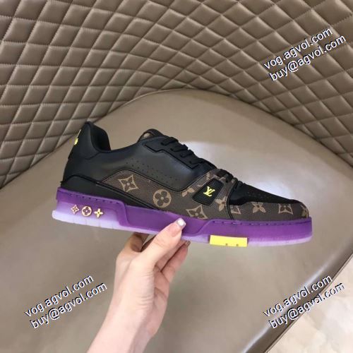大人の個性を ランニングシューズ ルイ ヴィトン LOUIS VUITTON 2021春夏 軽量 ルイ ヴィトンコピー ブランド モデル大絶賛?